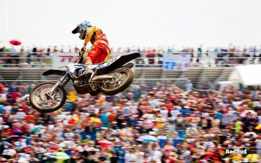 Redbud Motocross Race Scene