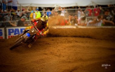 Motocross Dirt Track Racing Scene