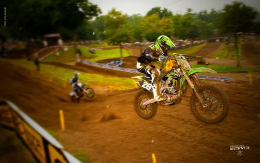 Motocross Race Track Scene