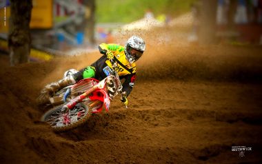 Motocross Racing Track Scene