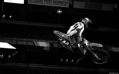 Motocross Racing St Louis Black And White Photography