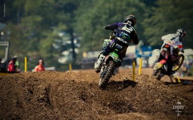 Motocross Dirt Track Racing Scene