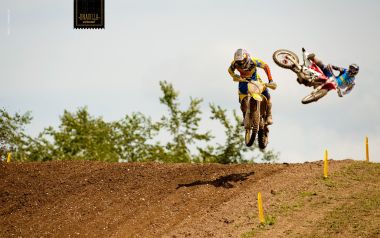 American Unadilla Motocross Track Race Scene