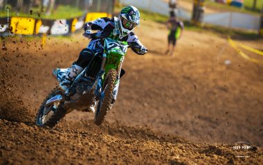 Motocross Racing Track Scene