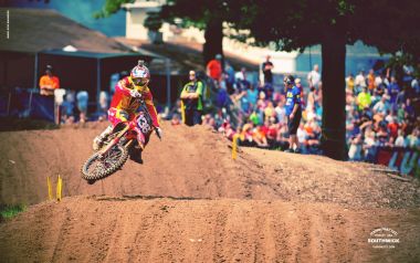 Motocross Race Track Scene