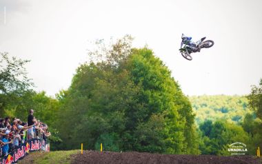 2012 Unadilla Motocross Rider Mid Air Jump Moment