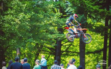 Motocross Rider Airborne Washougal 2012
