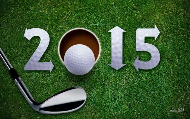 2015年高尔夫主题新年壁纸
