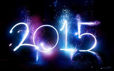 2015新年烟花光绘数字创意摄影