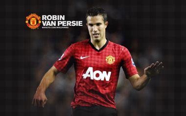 Robin Van Persie Manchester United Official Wallpaper