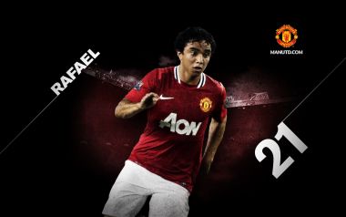 Manchester United No21 Rafael Football Official Poster