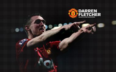 Darren Fletcher Manchester United Celebration Wallpaper