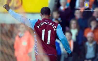 Aston Villa Player Agbonlahor Celebrating Goal