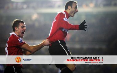 Birmingham City 1 Manchester United 1 2010 Premier League Celebration