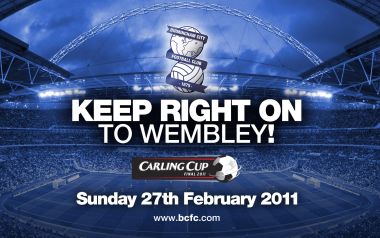 Birmingham City Fc 2011 Carling Cup Wembley Final Poster
