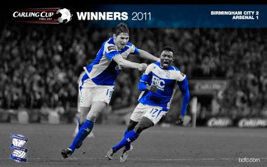 2011 Carling Cup Birmingham City Championship Memorial Poster