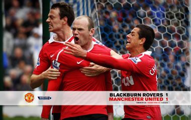 Blackburn Rovers 1 Manchester United 1 2011 Premier League Celebration
