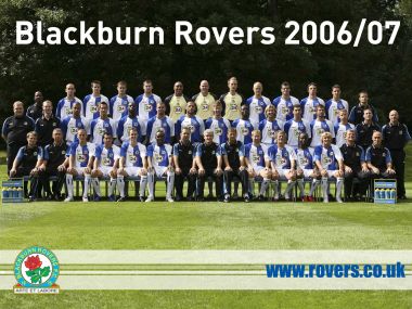 Blackburn Rovers 2006 07 Season Full Team Official Photo