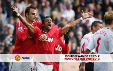 Bolton 2 Manchester United 2 2010 Premier League Match Wallpaper