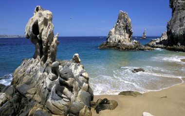 墨西哥卡波圣卢卡斯海岸奇石景观