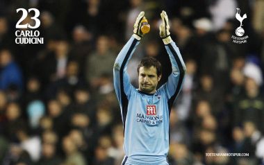 Premier League Tottenham Hotspur Goalkeeper Carlo Cudicini Applaud Moment