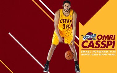 Cleveland Cavaliers Player Omri Casspi Basketball Poster