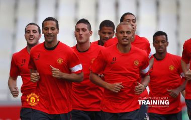 2010 09 28 Manchester United Champions League Training