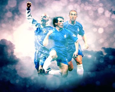 Chelsea FC Italian Football Legends Wallpaper