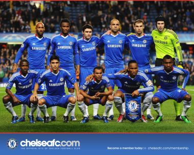 Chelsea FC Classic Squad Pre Match Group Photo Wallpaper