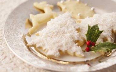 Christmas Coconut Biscuits And Gingerbread