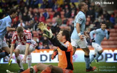 Manchester City 1 Stoke 0 Match Moment