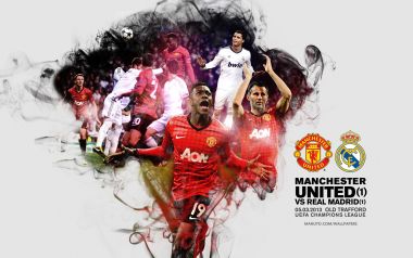 Manchester United Vs Real Madrid Champions League Wallpaper (05.03.2013 Old Trafford)