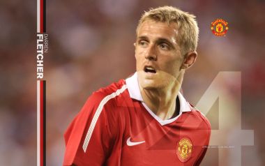 Darren Fletcher Manchester United Official Wallpaper