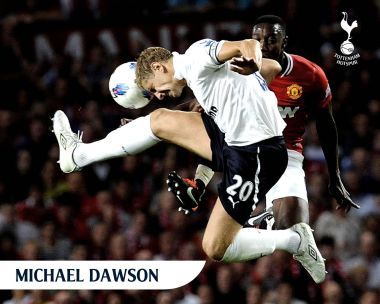 Michael Dawson Premier League Tottenham Vs Man United Header Moment