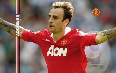 Dimitar Berbatov Manchester United Celebration Wallpaper