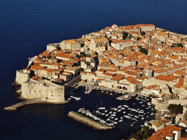 Dubrovnik Croatia Adriatic Sea Southern Coast Old Town View