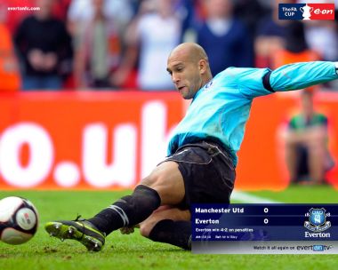 The FA Cup Everton Vs Manchester United Penalty Save Moment
