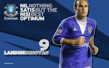 Everton Landon Donovan No9 Football Player Official Poster