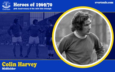 Everton 1969 70 Title 40th Anniversary Poster Colin Harvey