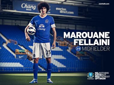 Marouane Fellaini Everton Official Portrait