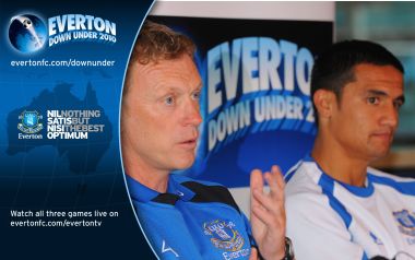Everton FC 2010 Australia Tour Press Conference Promotional Image
