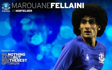Marouane Fellaini Everton Football Club Poster