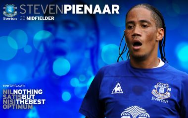 Steven Pienaar Everton Football Club Official Poster