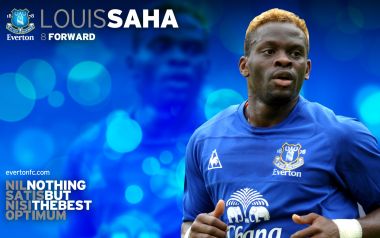 Louis Saha Everton Football Striker Official Promotional Poster