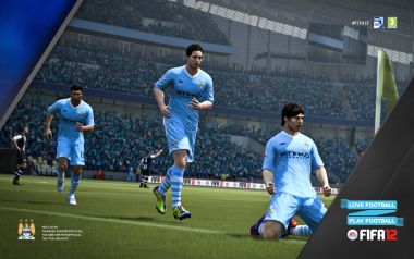 FIFA 12 Manchester City Goal Celebration Screenshot