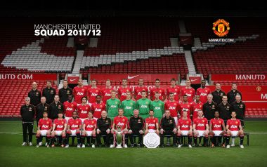 Manchester United 2011 12 First Team Squad Old Trafford Photo