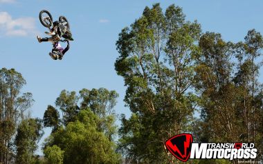 Motorcycle Backflip Stunt Performance