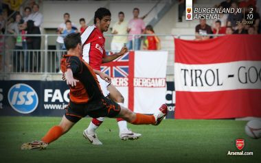 阿森纳2008年夏季热身赛对阵Burgenland XI比赛瞬间