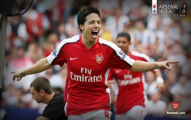 Arsenal Player Exciting Celebration In Premier League 2008 08 16