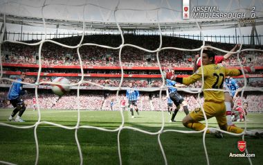 Arsenal Vs Middlesbrough Premier League Match Moment